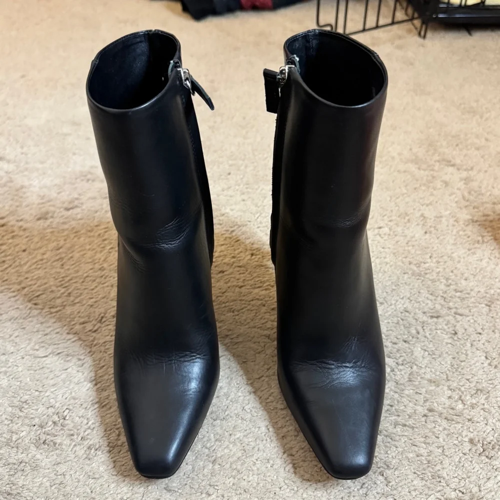 Cult‎ Gaia 37 EU/ 7 US Valeska Bamboo Ankle Boot Black Dustbag Box MSRP $600
